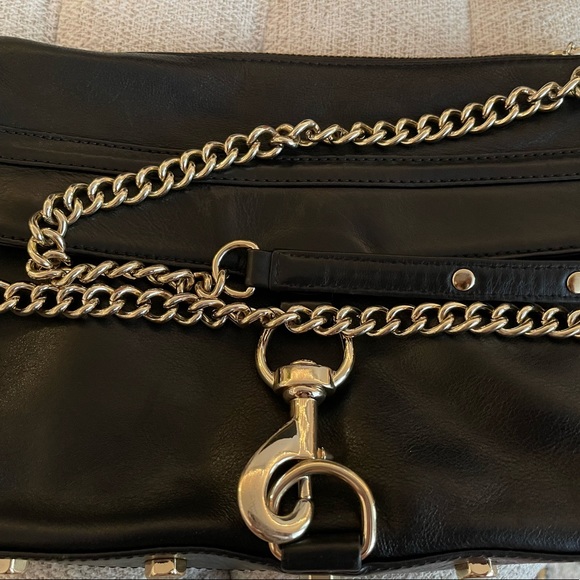 Rebecca Minkoff MAC Black Crossbody, gold hardware - Barely used! - Picture 5 of 6